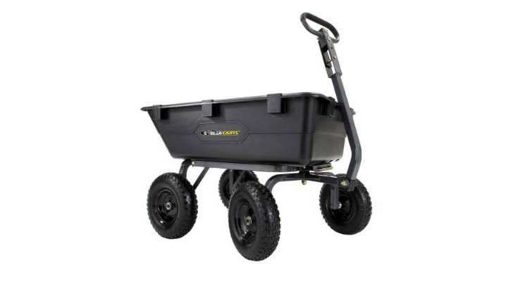 Gorilla Cart Heavy Duty Garden Dump Cart Review