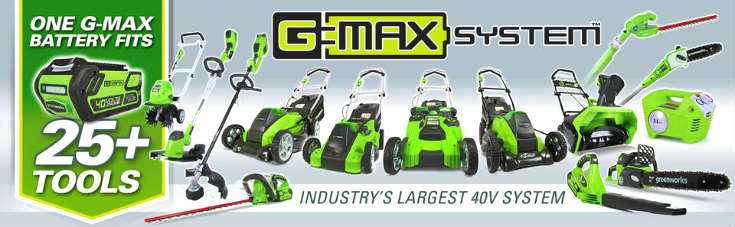 greenworks gmax battery system