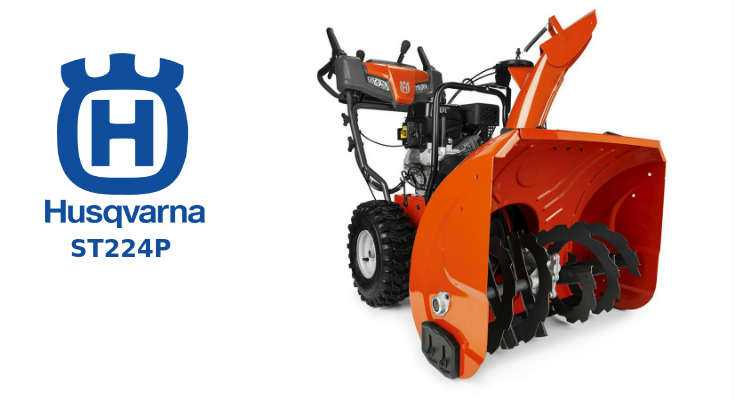 Husqvarna ST224P Two Stage Snow Thrower Review