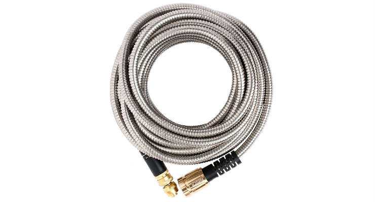 Metal Garden Hose By QSP with Brass Sprayer