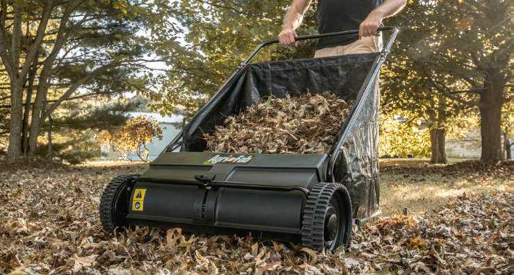 Agri Fab Lawn Leaves Sweeper for Fall