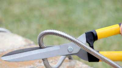 World's Toughest Hoses - Metal Garden Hose with cut resistant stainless steel cover