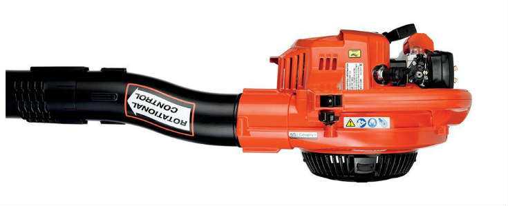 Gas Leaf Blower from Above