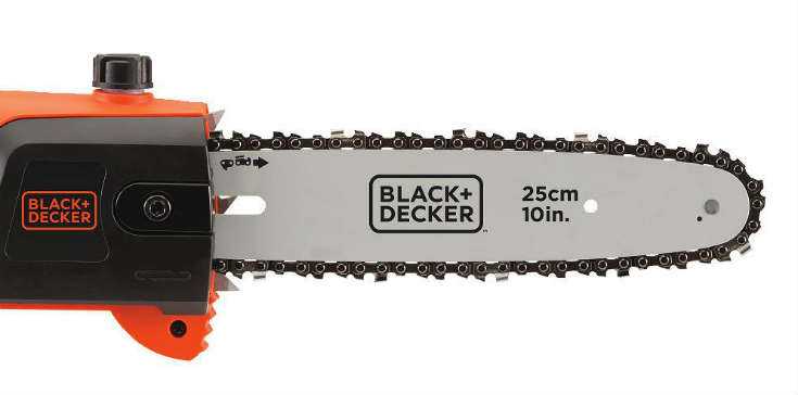 BLACK+DECKER Pole Saw with Oregon low-kickback chain