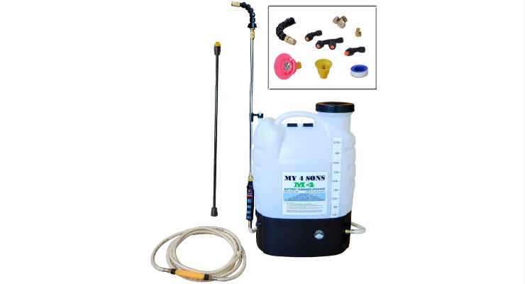 My 4 Sons 4-Gallon Battery Powered Backpack Sprayer